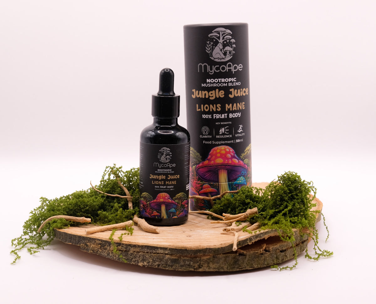 Jungle Juice – Lions Mane Mushroom Ashwagandha Aronia